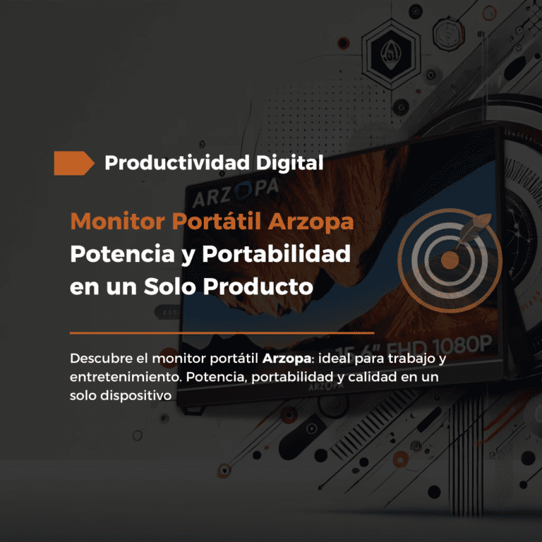 Review del Monitor Portátil Arzopa: Potencia y Portabilidad en un Solo Producto